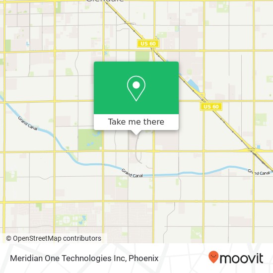 Meridian One Technologies Inc map