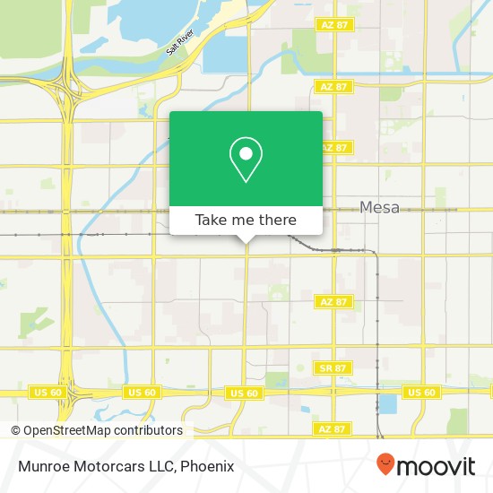 Munroe Motorcars LLC map