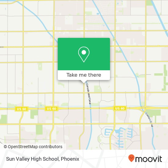 Mapa de Sun Valley High School