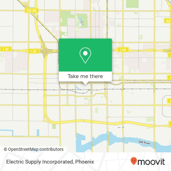 Electric Supply Incorporated map