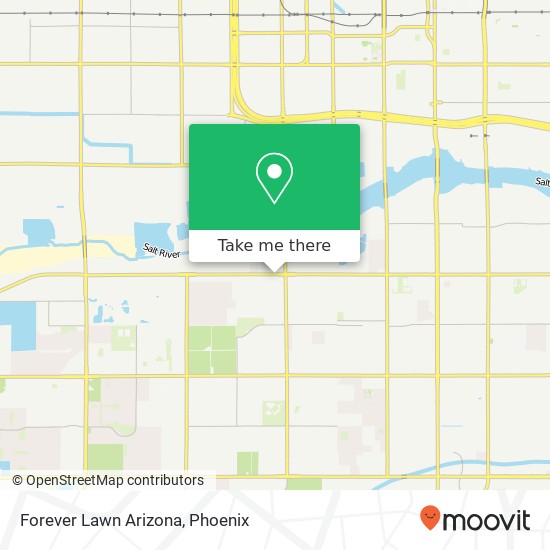 Forever Lawn Arizona map