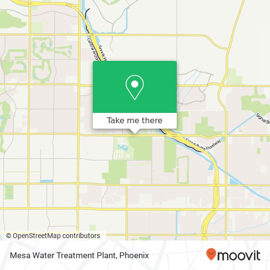 Mesa Water Treatment Plant map
