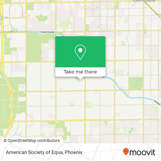 American Society of Equa map