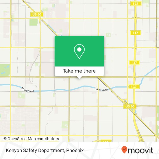 Kenyon Safety Department map