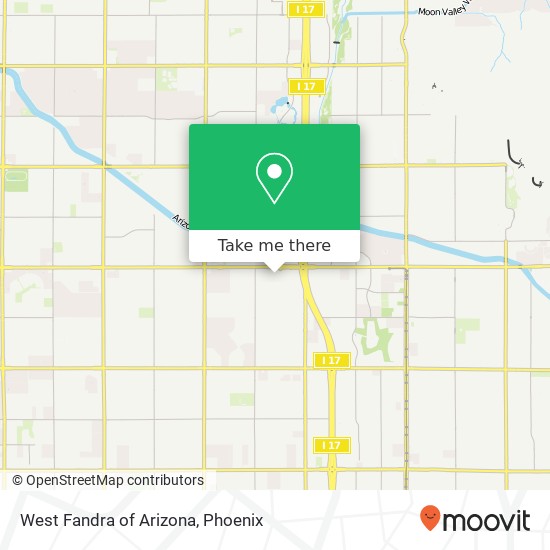Mapa de West Fandra of Arizona