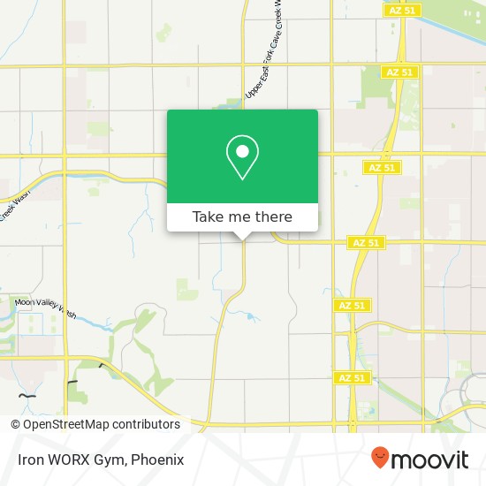 Iron WORX Gym map