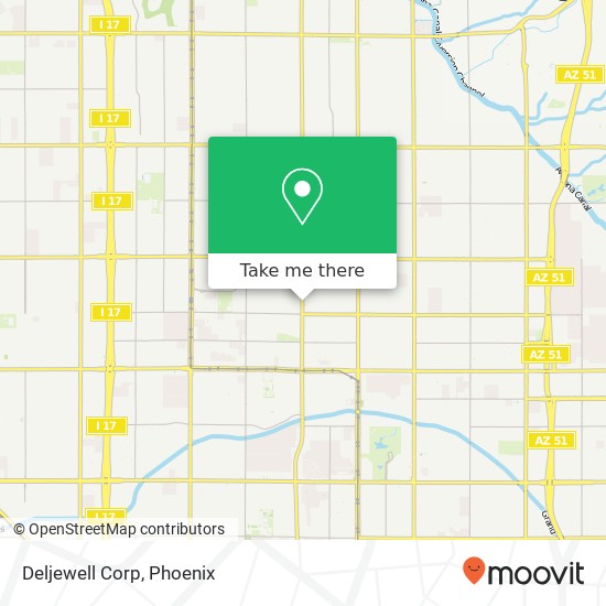 Deljewell Corp map