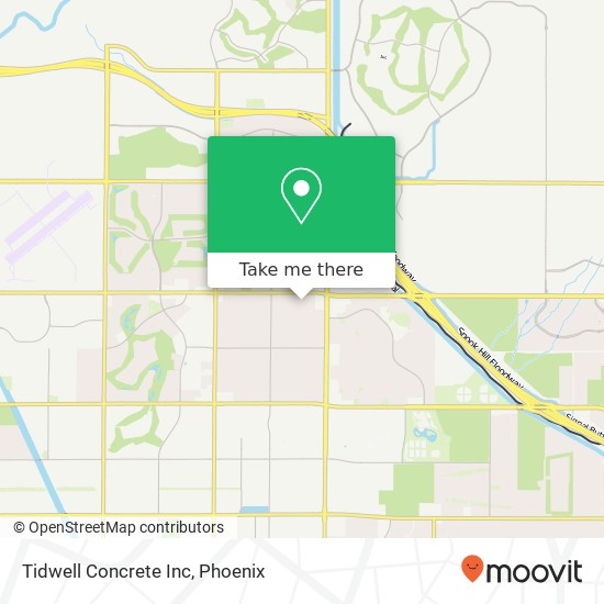 Tidwell Concrete Inc map