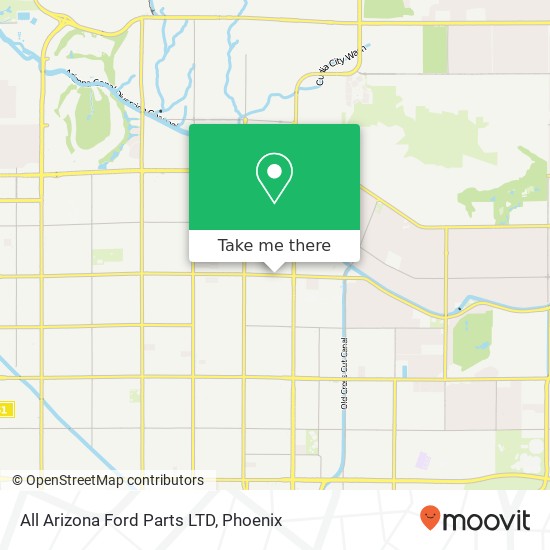 Mapa de All Arizona Ford Parts LTD