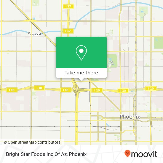 Mapa de Bright Star Foods Inc Of Az