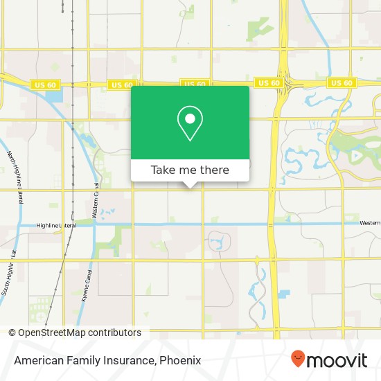 Mapa de American Family Insurance