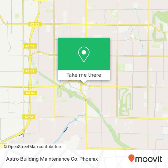 Astro Building Maintenance Co map