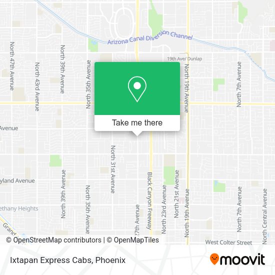 Ixtapan Express Cabs map
