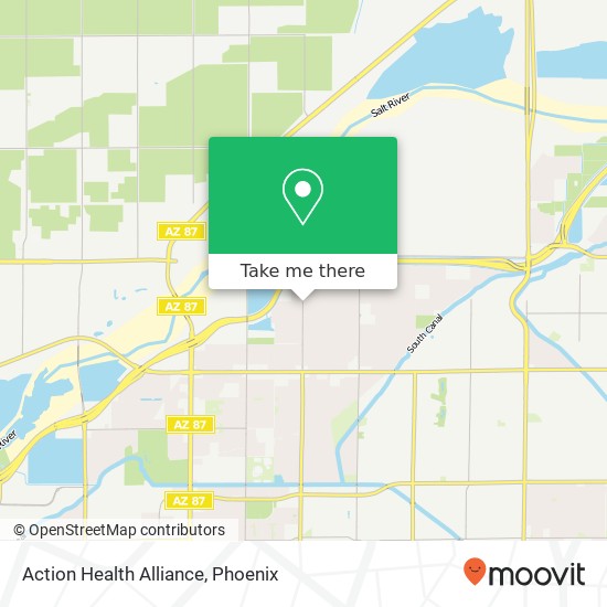 Mapa de Action Health Alliance