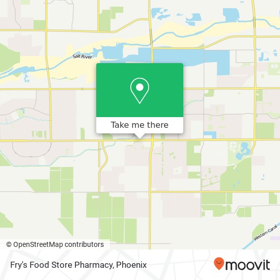 Mapa de Fry's Food Store Pharmacy