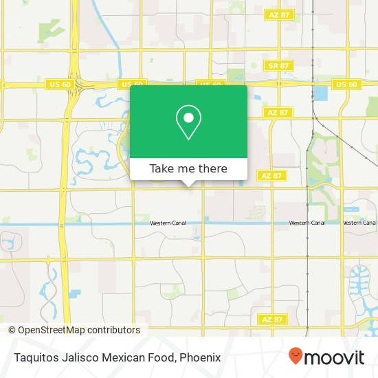 Taquitos Jalisco Mexican Food map