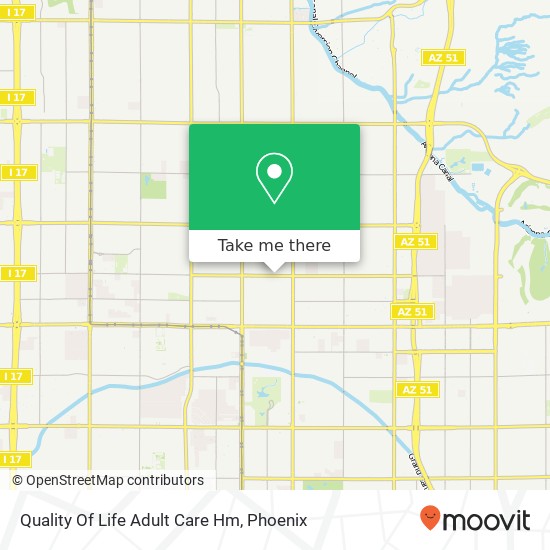 Quality Of Life Adult Care Hm map