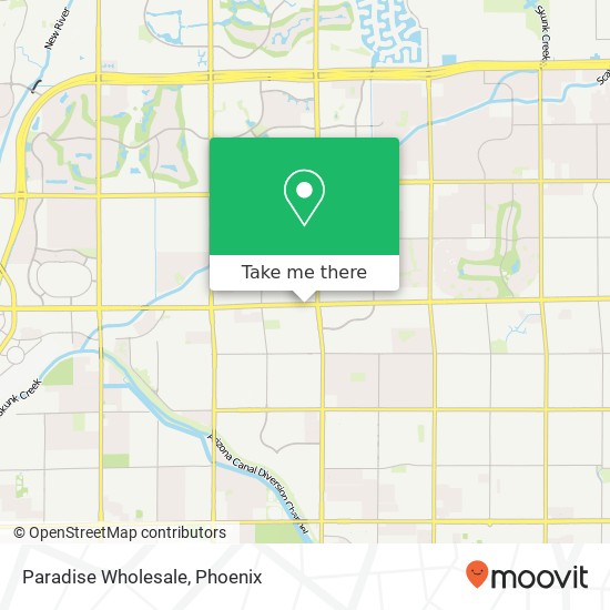 Paradise Wholesale map