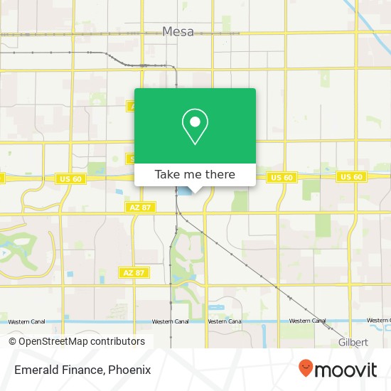 Emerald Finance map