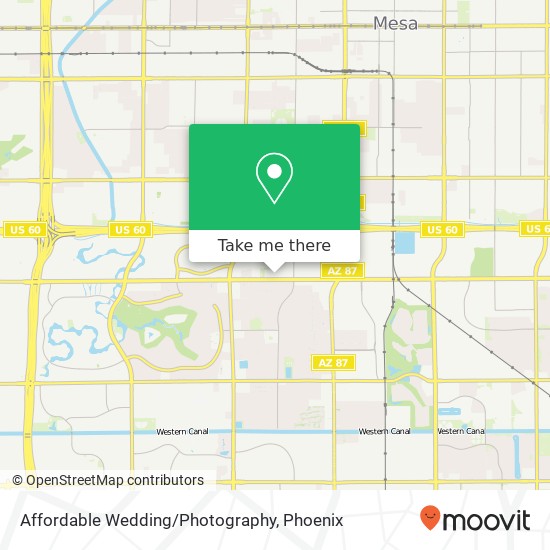 Affordable Wedding/Photography map