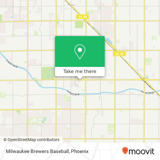 Milwaukee Brewers Baseball map