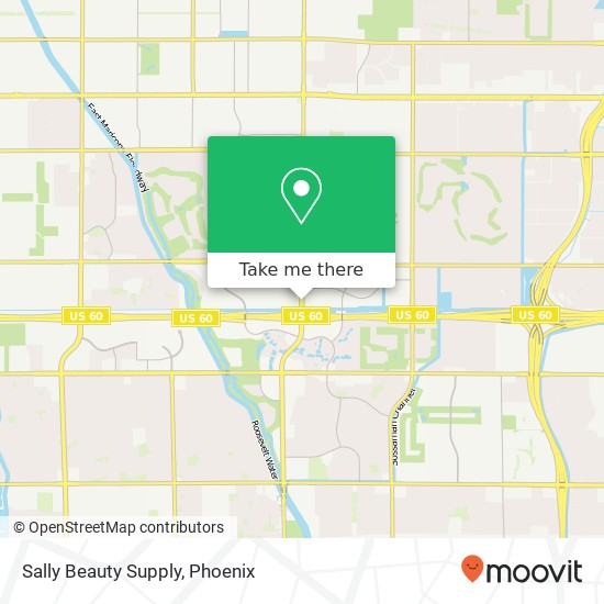 Sally Beauty Supply map