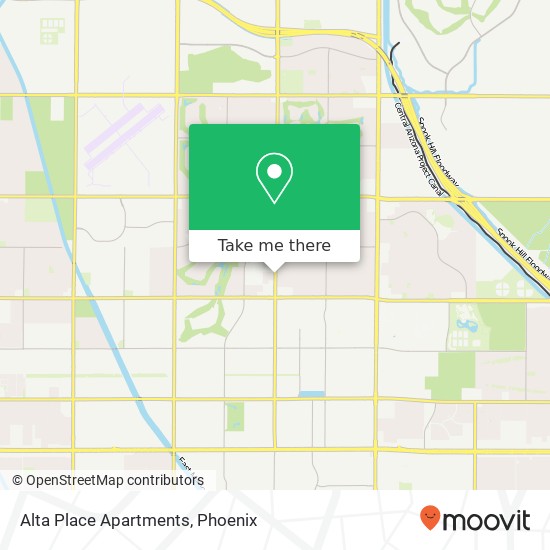 Alta Place Apartments map