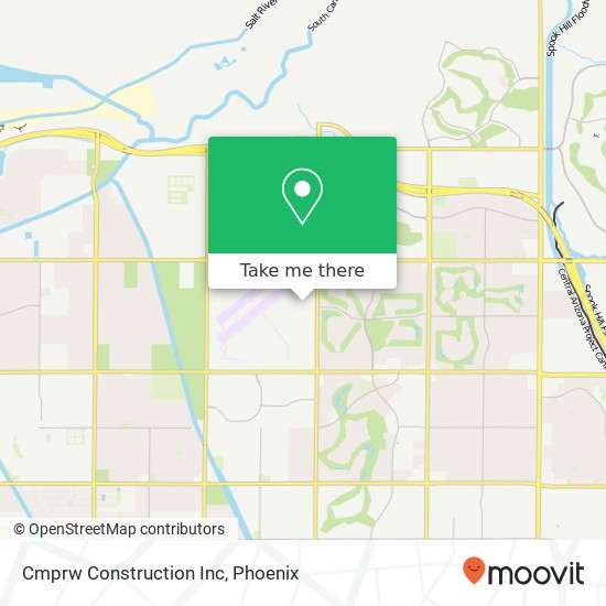 Cmprw Construction Inc map