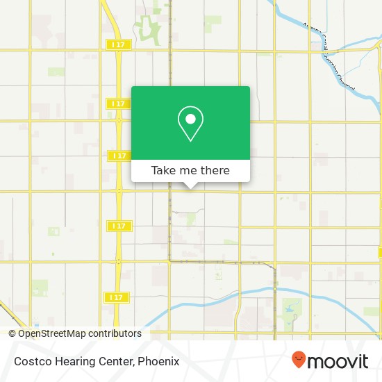 Costco Hearing Center map