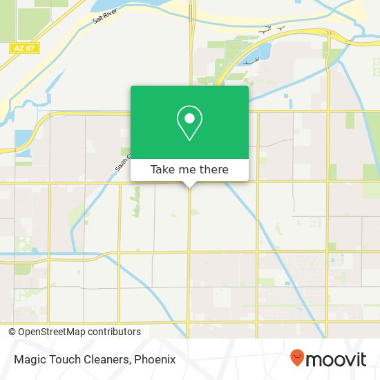 Magic Touch Cleaners map