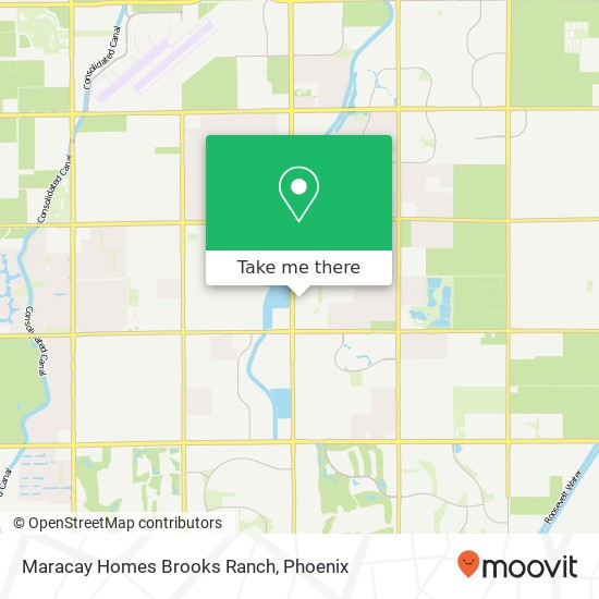 Mapa de Maracay Homes Brooks Ranch