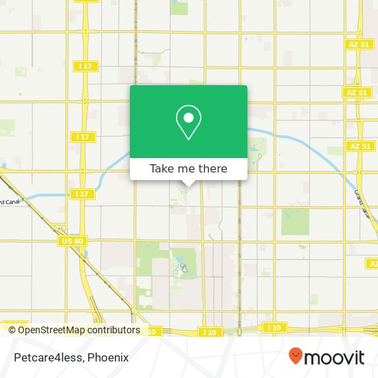 Petcare4less map