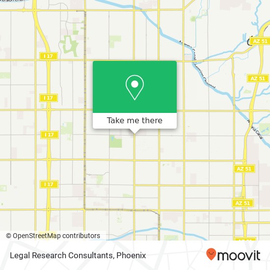 Legal Research Consultants map