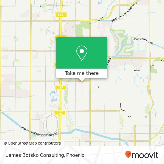 James Botsko Consulting map