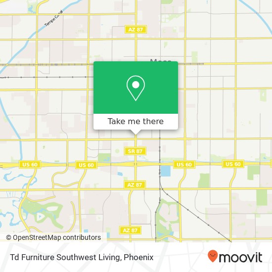 Td Furniture Southwest Living map