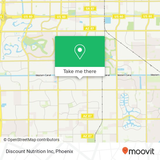 Mapa de Discount Nutrition Inc