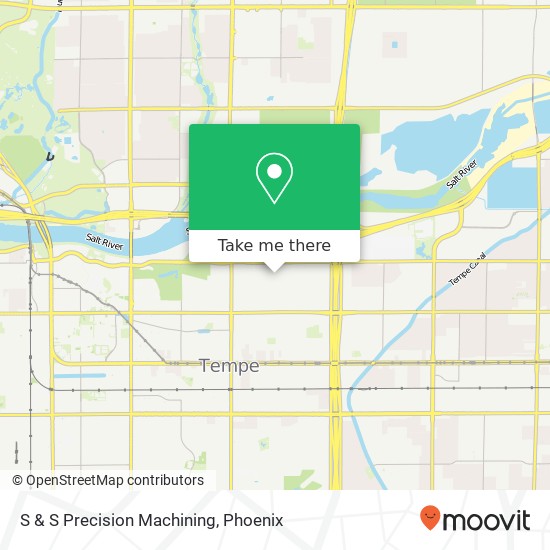 Mapa de S & S Precision Machining