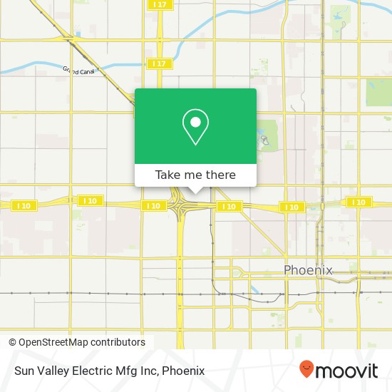 Mapa de Sun Valley Electric Mfg Inc