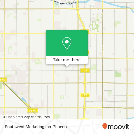 Mapa de Southwest Marketing Inc