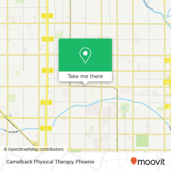 Camelback Physical Therapy map