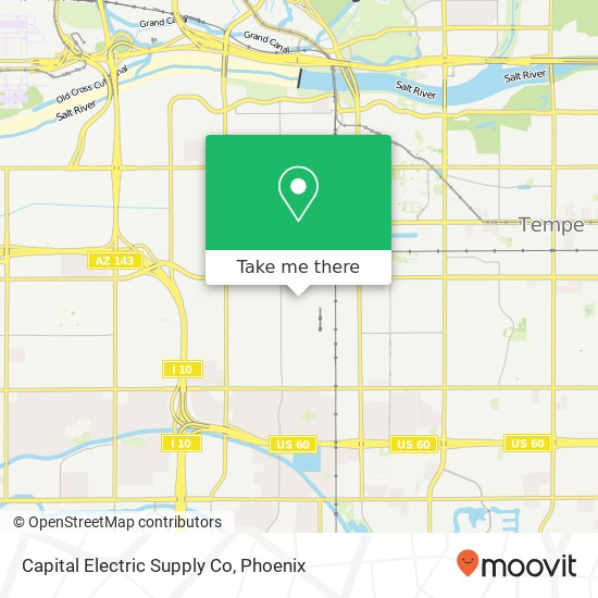 Capital Electric Supply Co map