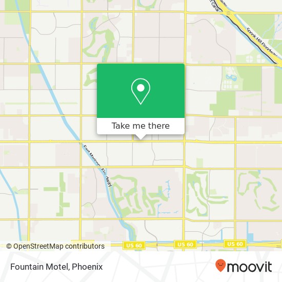 Fountain Motel map