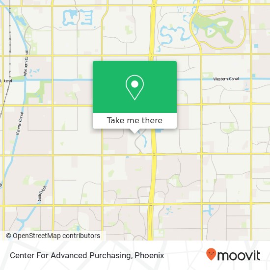 Mapa de Center For Advanced Purchasing