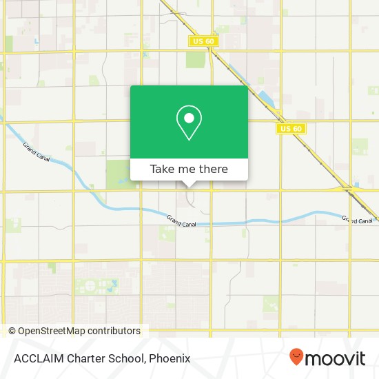 ACCLAIM Charter School map