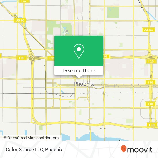 Color Source LLC map