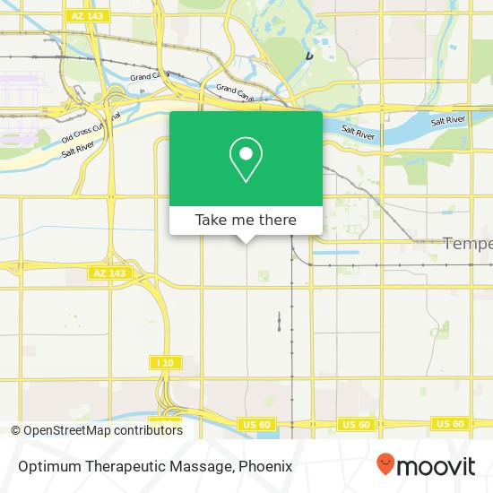 Optimum Therapeutic Massage map