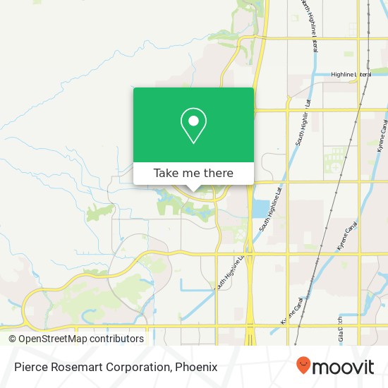 Pierce Rosemart Corporation map