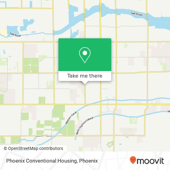 Phoenix Conventional Housing map