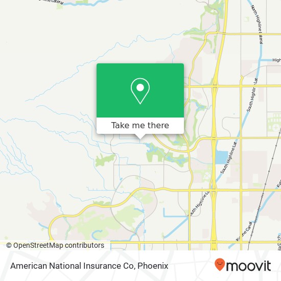 Mapa de American National Insurance Co