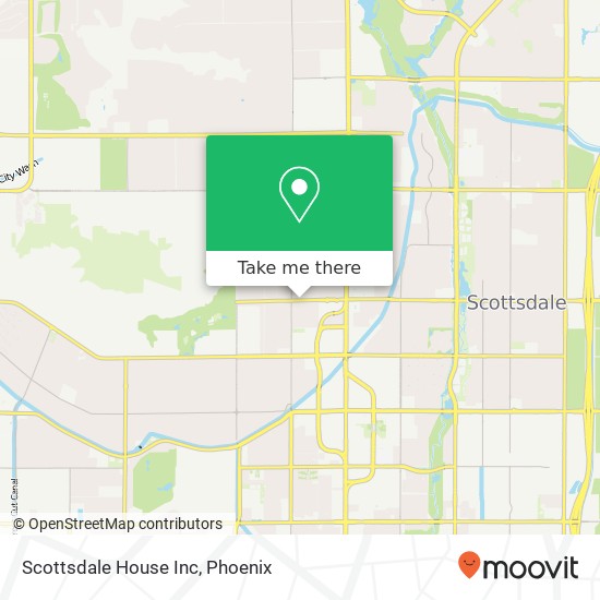 Mapa de Scottsdale House Inc